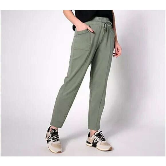zuda Z-Knit Regular French Terry Tapered Pant Agave Green,1X - Picture 1 of 1
